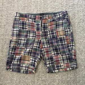 J. Crew Shorts Madras Size 35 Length 10.5”